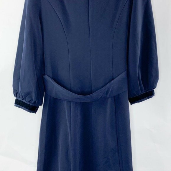 1901 Womens Blue Knee Length Shift Dress Size 6 - Picture 9 of 9